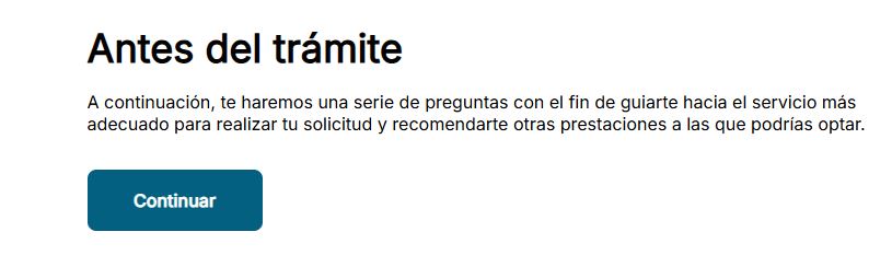Captura antes del trámite